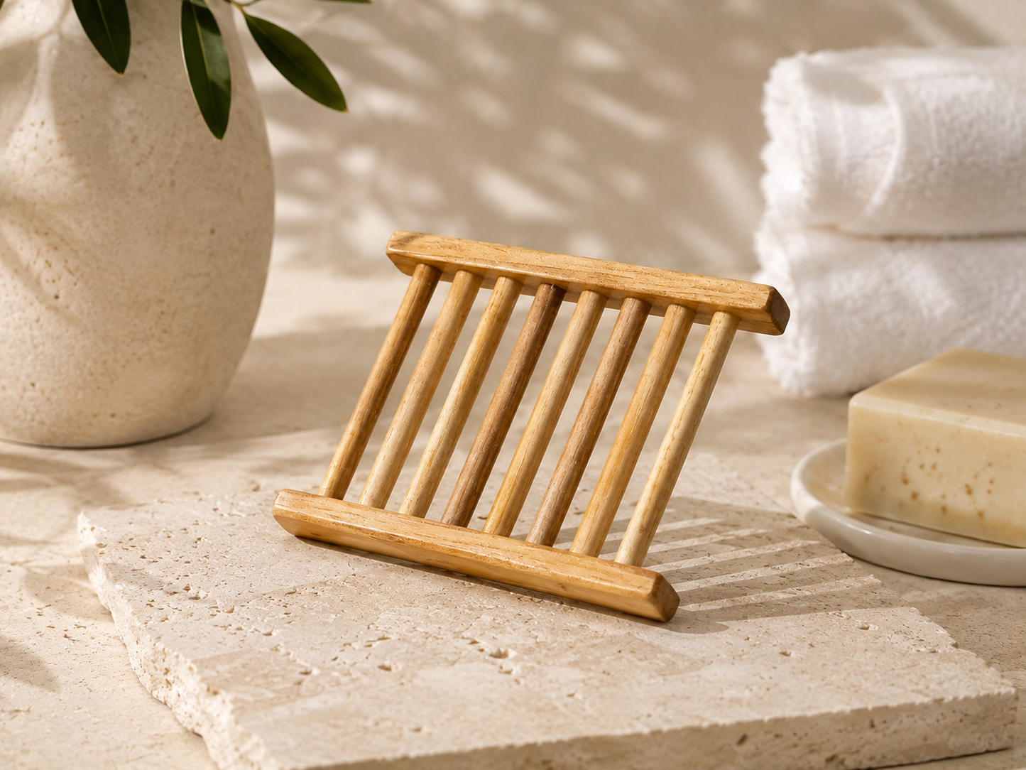 Natural Bamboo Soap Dish