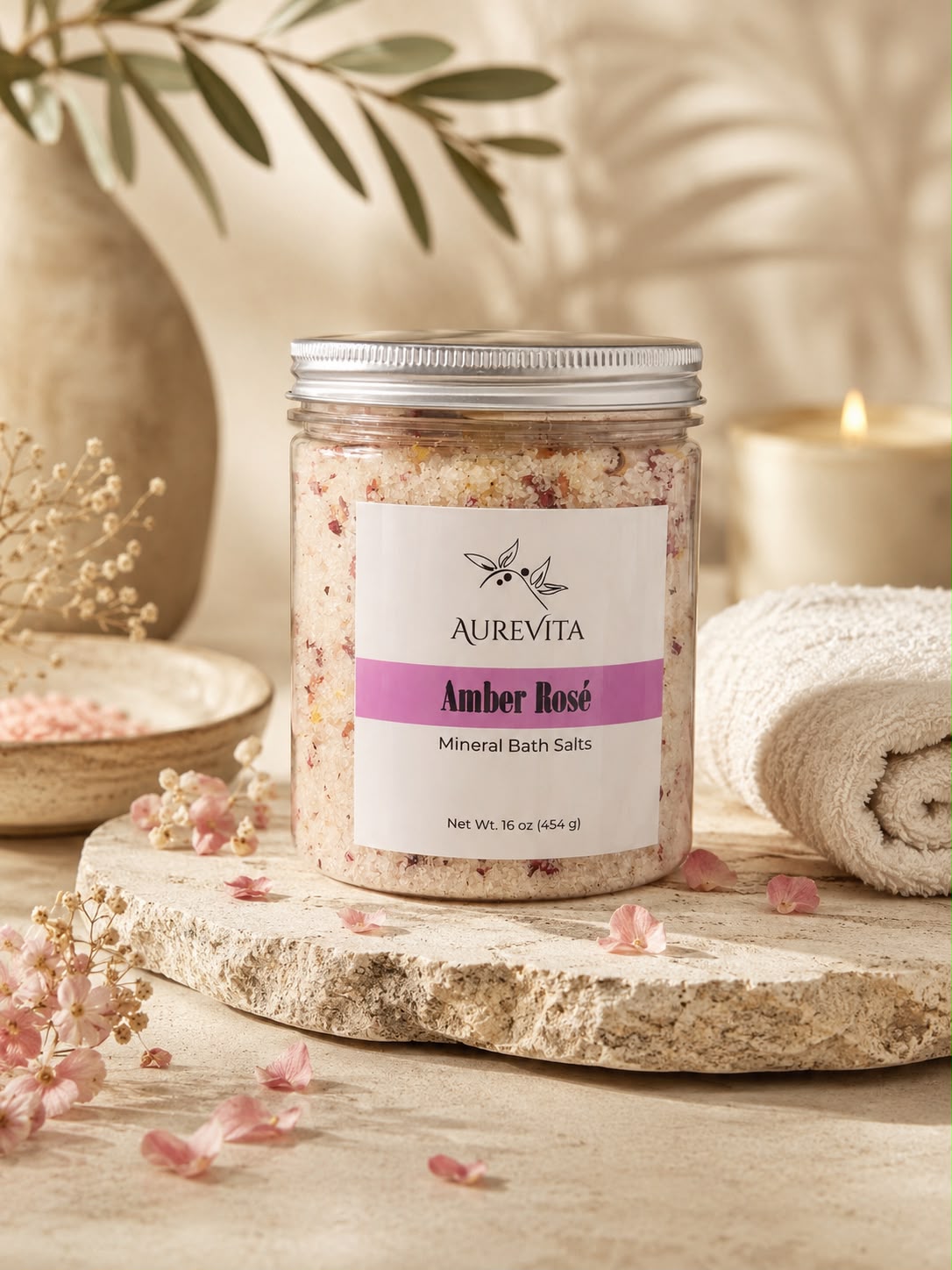 Amber Rose  Mineral Bath Salts