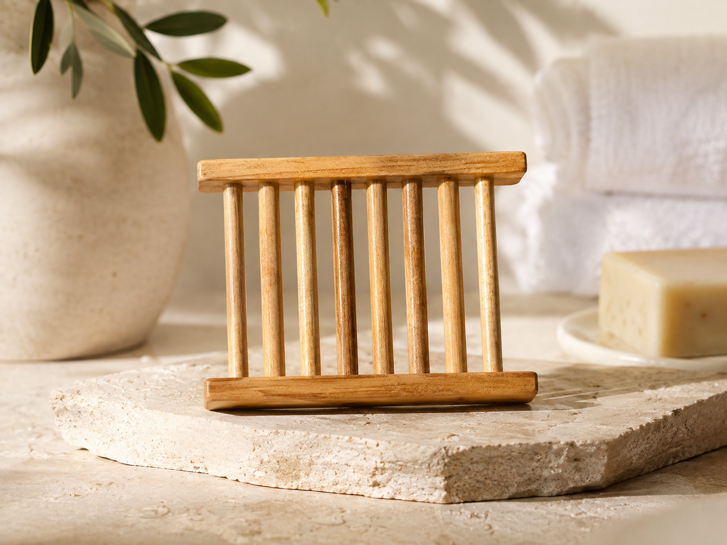 Natural Bamboo Soap Dish